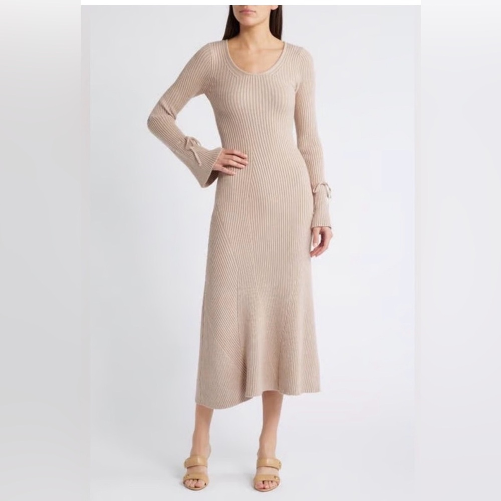 En Saison ribbed sweater dress